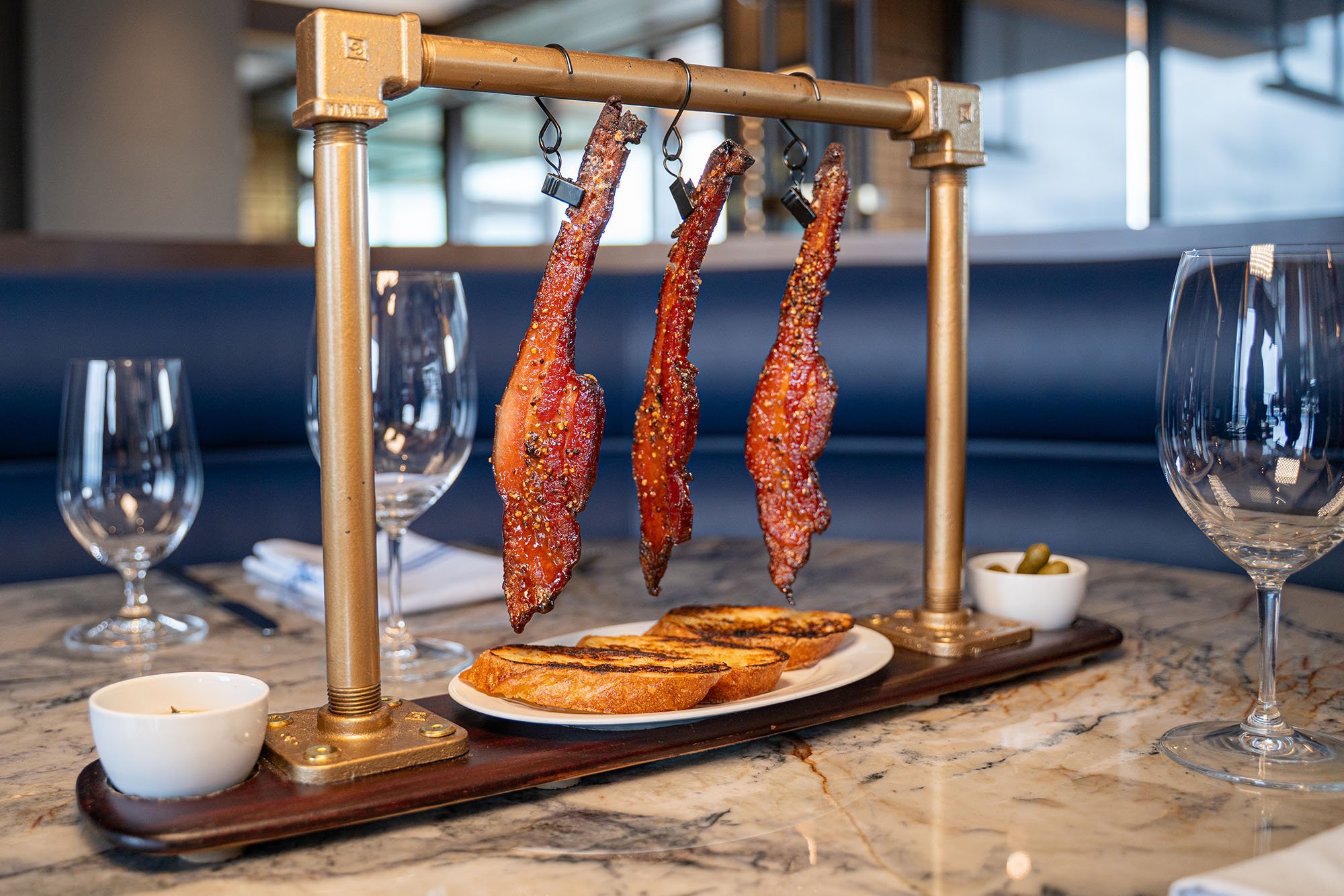Hung Bourbon Bacon
