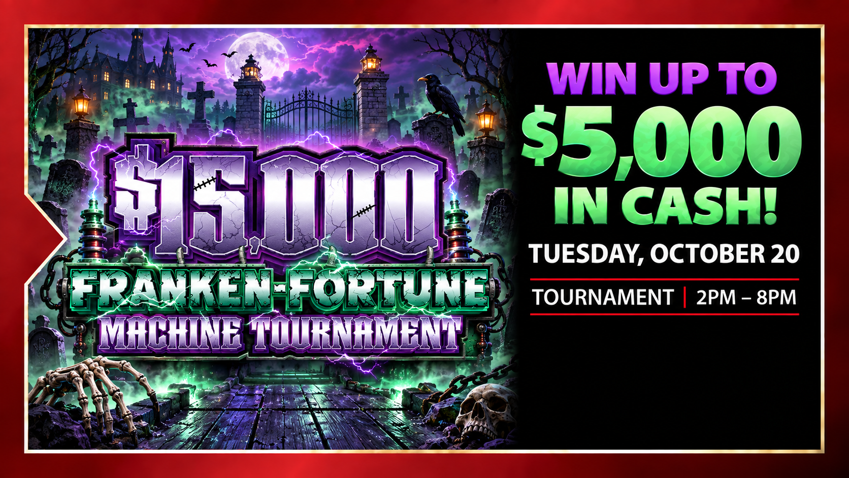 $15,000 Franken FortuneMachine Tournaments